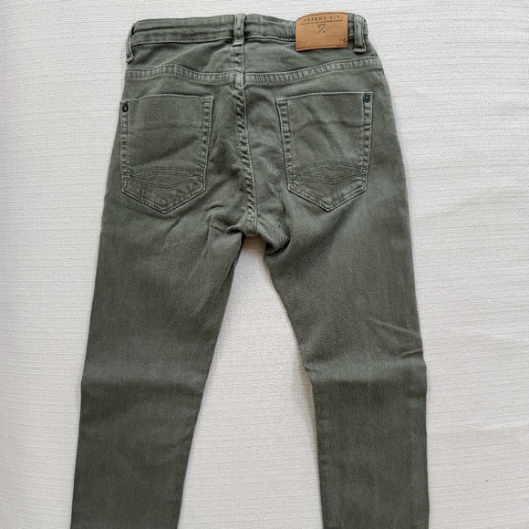 Zara Other - Zara Boys Skinny Fit Sage Color Stretch Denim in size 7